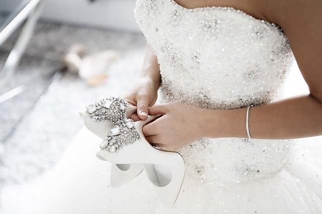 Hochzeitskleid eines Sugarbabys