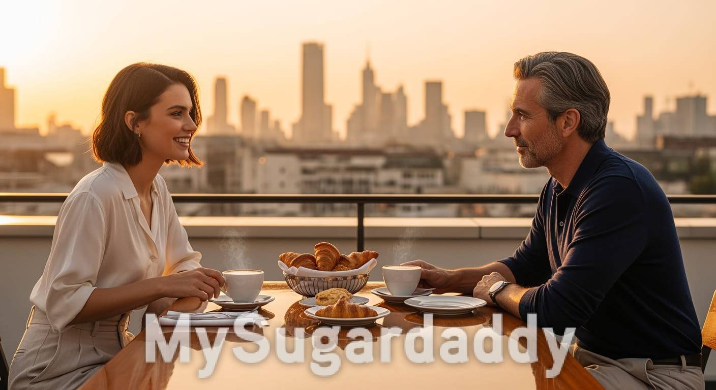 Erstes sicheres Treffen beim Sugar Dating im Café